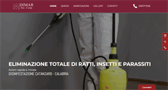 Desktop Screenshot of dimardisinfestazione.com